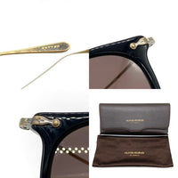 OLIVER PEOPLES オリバーピープルズ Brayton ブレイトン ボストンウェリントン サングラス チタンフレーム ブラック ゴールド 福生店