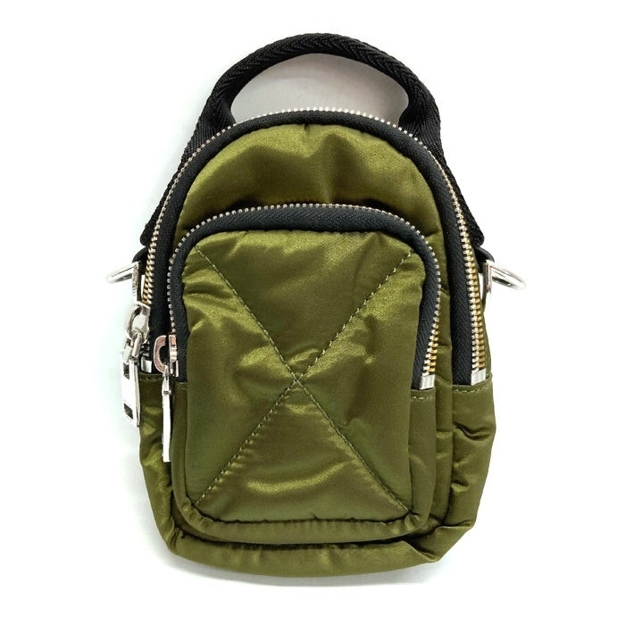 DIESEL ディーゼル X07656P3895 ダブルチェーン ミニショルダーバッグ カーキ 瑞穂店