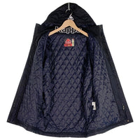 Kappa カッパ Juventus ユベントス ナイロン ベンチコート 中綿ジャケット ブラック Size M 福生店