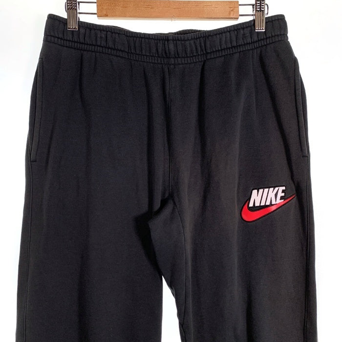 SUPREME シュプリーム 18AW NIKE ナイキ Sweat Pant スウェットパンツ ブラック ロゴワッペン 刺繡 BQ3768-010 Size S 福生店