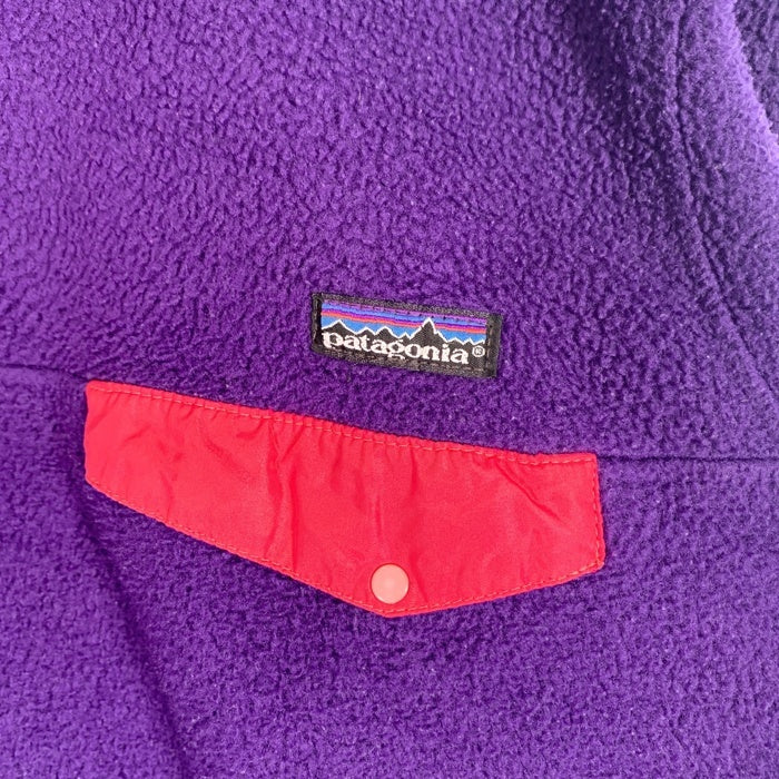 90's patagonia パタゴニア スナップT プルオーバーフリースジャケット パープル ピンク USA製 25530 F0 Size M 福生店