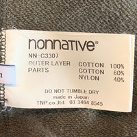 nonnative ノンネイティブ 18SS エクスプローラー ハーフジップコットンスウェット オリーブ NN-C3307 Size 2 福生店