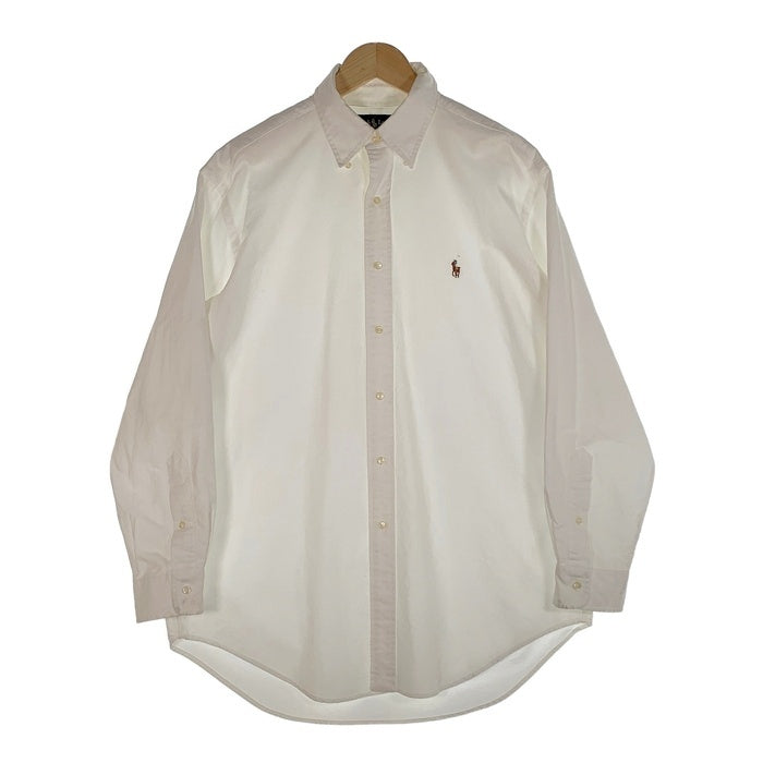 Ralph Lauren ラルフローレン YARMOUTH ボタンダウン オックスフォードシャツ ホワイト Size 16-33 福生店