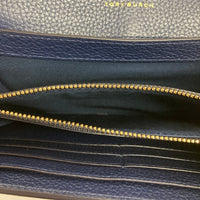 TORY BURCH トリーバーチ フローラル柄 ショルダーウォレット ブルー 瑞穂店