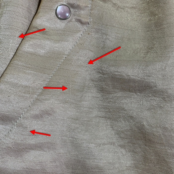 Needles ニードルズtring Cowboy Short - Poly Slub Sateen ストリングカウボーイショーツ サテンショートパンツ ベージュ MR255 Size S 福生店