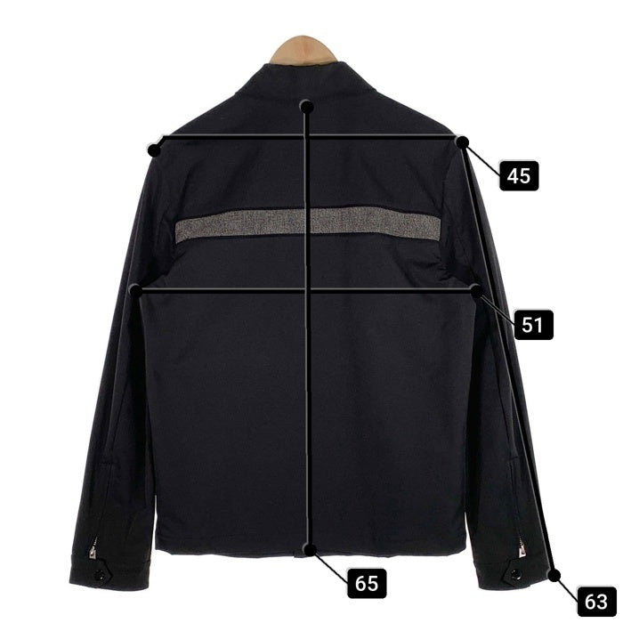 DIESEL ディーゼル J-TOMMY ナイロン ジップアップジャケット ブラック Size S 福生店