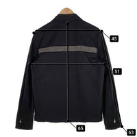DIESEL ディーゼル J-TOMMY ナイロン ジップアップジャケット ブラック Size S 福生店
