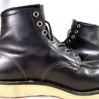 REDWING レッドウィング IRISH SETTER アイリッシュセッター 8130 ブラッククローム モックトゥ ブラック USA製 Size US7 1/2D (25.5cm) 福生店