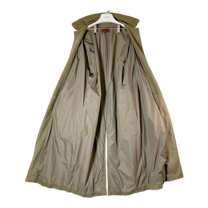 YEEZY イージー SEASON3 オーバーサイズドロングレザーコート カーキ sizeM 瑞穂店