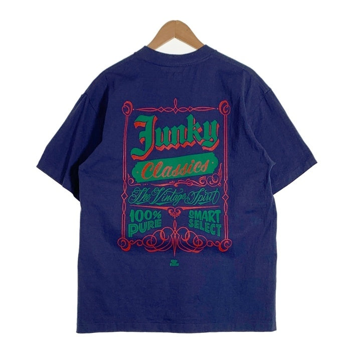 JUNKY CLASSICS ジャンキークラシックス Original Tee by KEN THE FLATTOP 半袖 Tシャツ ネイビー  Size L 福生店