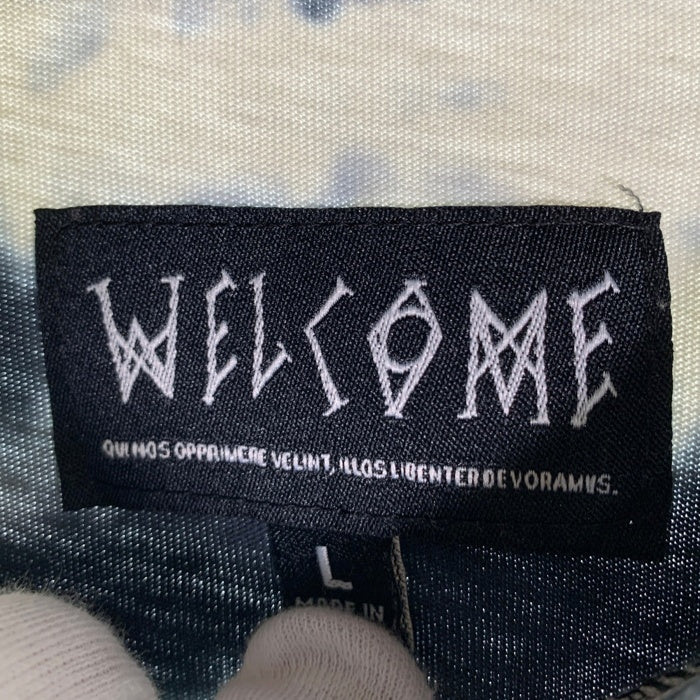Welcome Skateboards Inkblots Black & Bone Tie Dye Long Sleeve T-Shirts ロンT ロングスリーブ 長袖 Tシャツ タイダイ  Size L 福生店