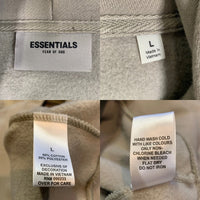 FOG ESSENTIALS エッセンシャルズ FRONT LOGO HOODIE フロントラバーロゴ プルオーバーパーカー フーディー カーキ Size L 福生店