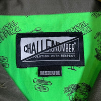 CHALLENGER チャレンジャー MAGIC NUMBER マジックナンバー TC WORK SHIRT 長袖 ワーク シャツ オリーブ Size M 福生店