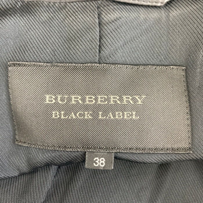BURBERRY BLACK LABEL バーバリーブラックレーベル ロングダウン ブラック size38 瑞穂店