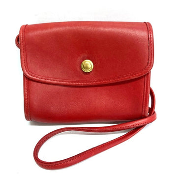 OLD COACH オールドコーチ ショルダーバッグ USA製 ドイツホック レッド 瑞穂店