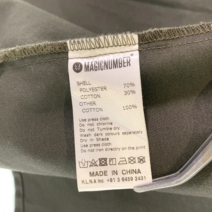 CHALLENGER チャレンジャー MAGIC NUMBER マジックナンバー TC WORK SHIRT 長袖 ワーク シャツ オリーブ Size M 福生店
