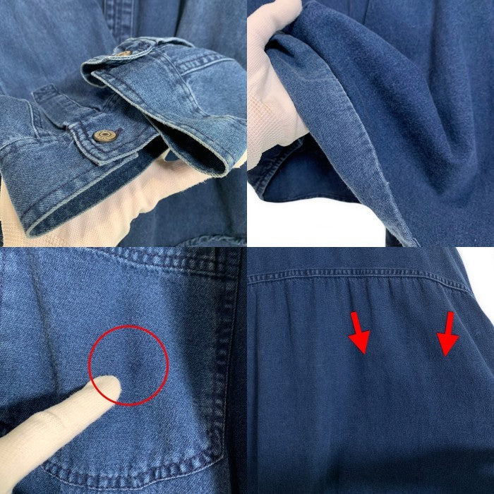 90's Levi`s リーバイス デニムシャツ インディゴ 60560-1317 フィリピン製 Size XL 福生店