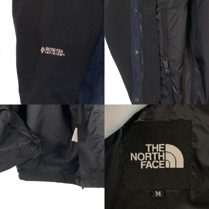 THE NORTH FACE ノースフェイス Mountain Light Denim Jacket マウンテンライトデニムジャケット GORE-TEX インディゴ ブラック NP12032 Size M 福生店