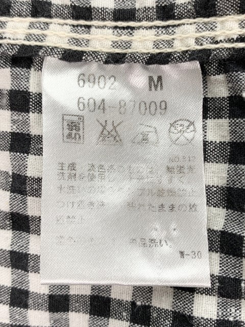 Everwear ギンガムチェック ワークシャツ MASTERPIECE マスターピース ブラック ホワイト Size M 福生店