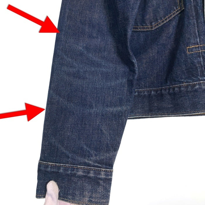 90's Levi's リーバイス 71507XX 2nd ボタン裏J02 BIG ビッグイー トラッカー デニムジャケット インディゴ Size 38 福生店