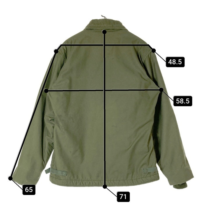 U.S.NAVY ユーエスネイビー 8415-753-5612 70s A-2 Deck Jacket デッキジャケット カーキ sizeM 瑞穂店