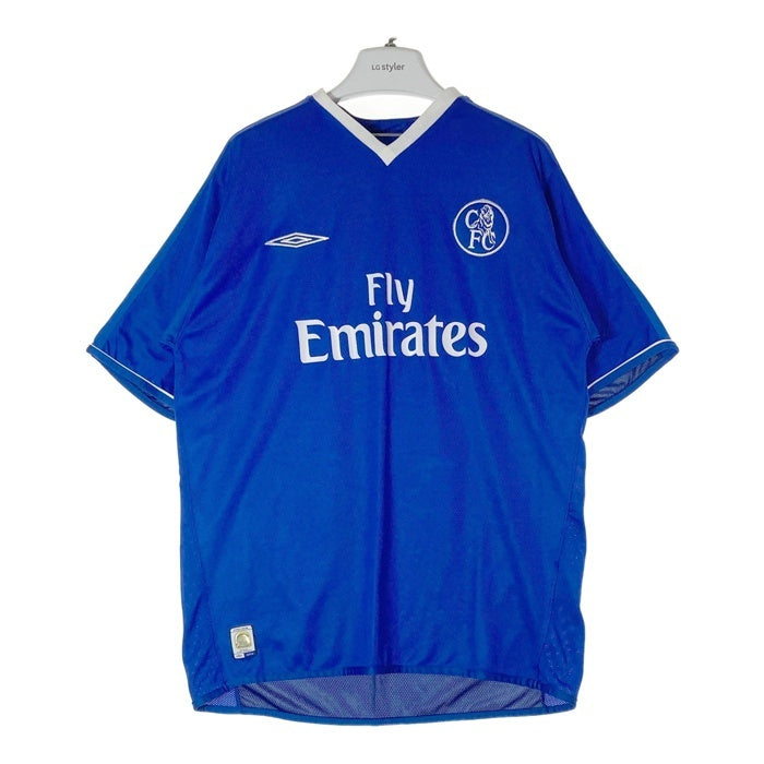 UMBRO アンブロ 2003-2004 Chelsea FC チェルシー ホーム ユニフォーム クレスポ ブルー size- 瑞穂店