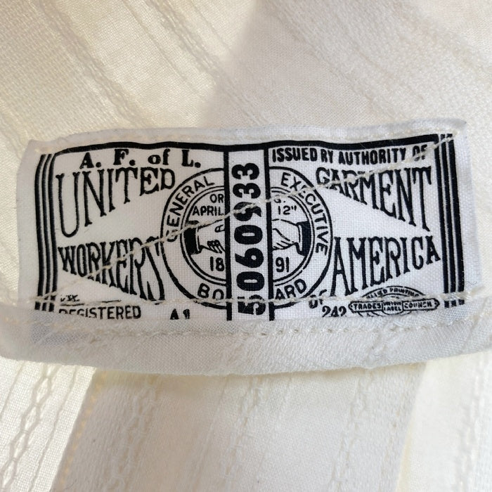Dapper's ダッパーズ ヘンリーネック シャツ ホワイト size38 瑞穂店