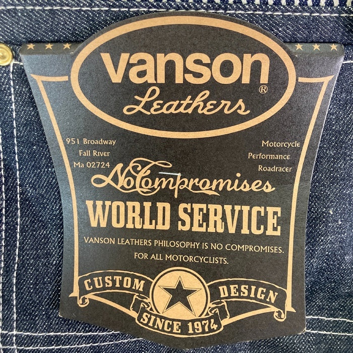 VANSON バンソン NVBL-301 ヒッコリー×デニム ペインターパンツ インディゴ size40 瑞穂店