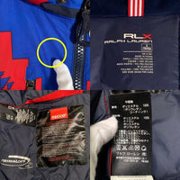 RLX RALPH LAUREN ラルフローレン ネイティブ柄 中綿 ダウンジャケット レッド ブルー ホワイト Size S 福生店
