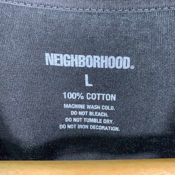 NEIGHBORHOOD ネイバーフッド NH.TEE LS-15 スカルプリント ロングスリーブTシャツ フェードブラック Size L 福生店
