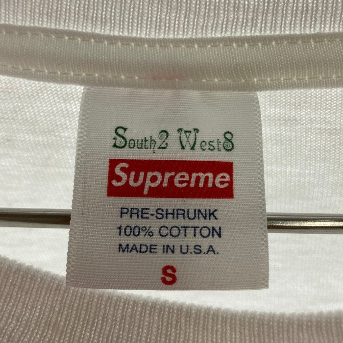 SUPREME シュプリーム × SOUTH2 WEST8 サウスツーウエスト ロンT ホワイト sizeS 瑞穂店