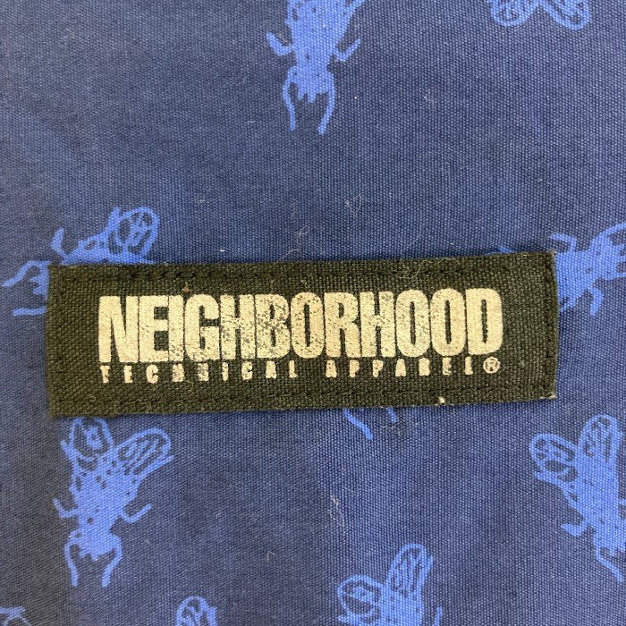 NEIGHBORHOOD ネイバーフッド  バグズ ハエ総柄 長袖シャツ ブルー sizeS 瑞穂店