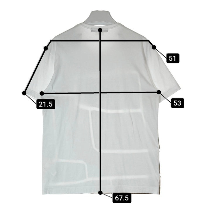 COMME des GARCONS HOMME DEUX コムデギャルソンオムドゥ DC-T015 AD2018 パッチワーク Tシャツ ホワイト sizeM 瑞穂店