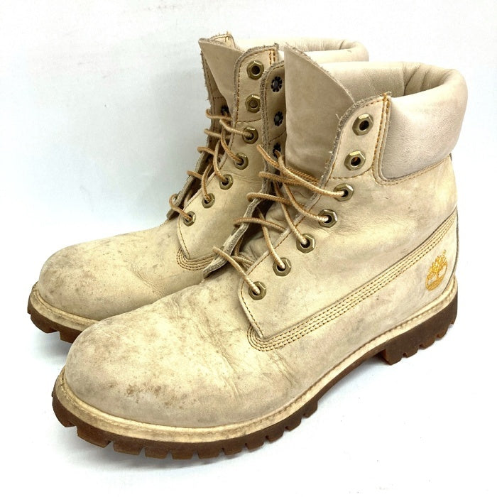 Timberland ティンバーランド 31181 6インチ ブーツ ホワイト size9,5 瑞穂店