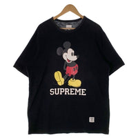 SUPREME シュプリーム 09AW Disney Mickey Tee ディズニー ミッキーマウス プリントTシャツ ブラック Size XL 福生店