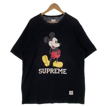 SUPREME シュプリーム 09AW Disney Mickey Tee ディズニー ミッキーマウス プリントTシャツ ブラック Size XL 福生店