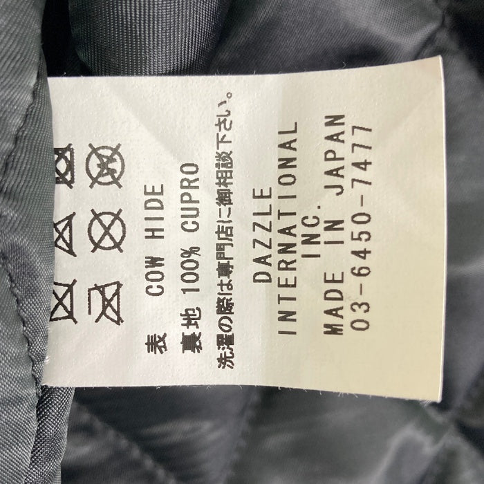 Dry Bones ドライボーンズ Twin Track Motorcycle Jacket ツイントラック モーターサイクルジャケット カウハイド ダブル ライダース ブラック size42 瑞穂店