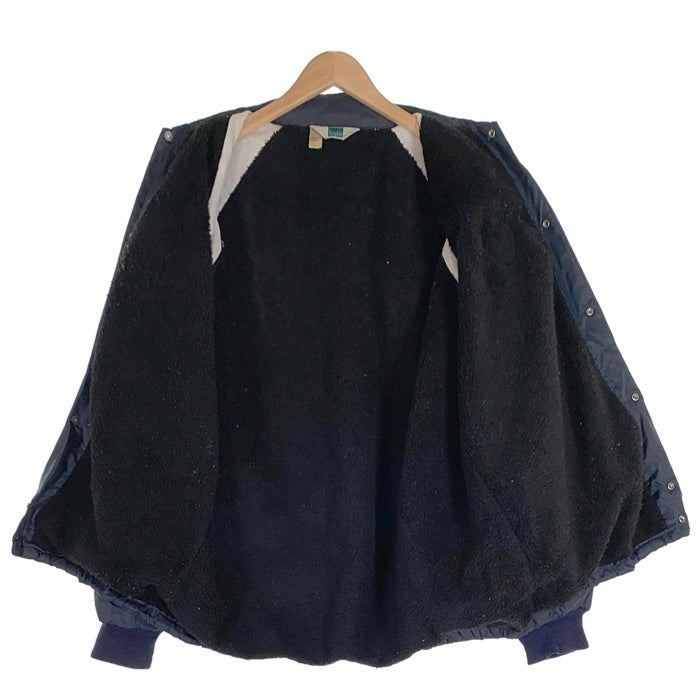 80-90's TURFER ターファー コーチジャケット 内ボア ワッペン ネイビー USA製 Size XL 福生店