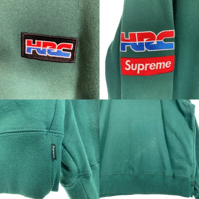 SUPREME シュプリーム 19AW Honda ホンダ Fox Racing フォックスレーシング Crewneck クルーネックスウェットトレーナー グリーン Size XL 福生店