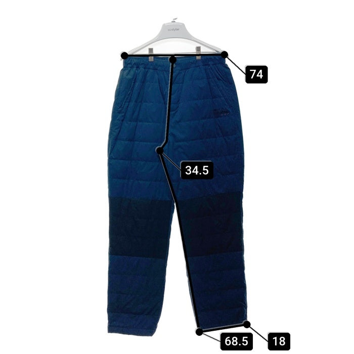 FIRST DOWN ファーストダウン Stretch Light Down Pants ストレッチライトダウンパンツ ネイビー F142506 Size M 瑞穂店