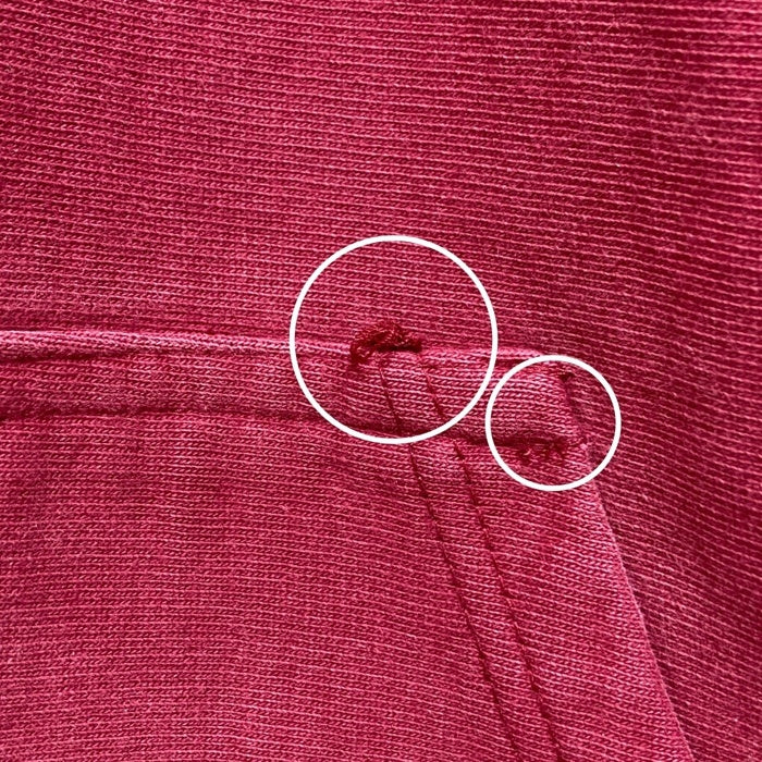 STEVE BARRY'S スティーブアンドバリーズ カレッジロゴ CENTRAL スウェット プルオーバーパーカー ボルドー sizeL 瑞穂店