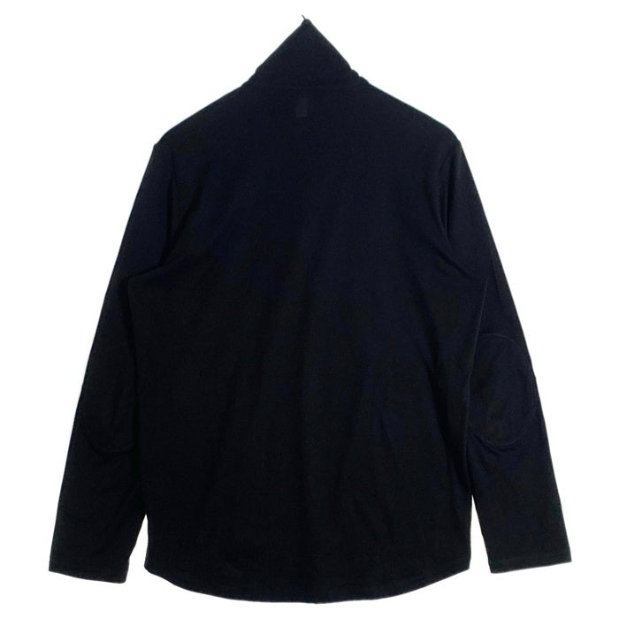 PRADA SPORT プラダスポーツ ハーフジップ プルオーバートップ 長袖 ブラック ポリエステル ラバーパッチ Size L 福生店