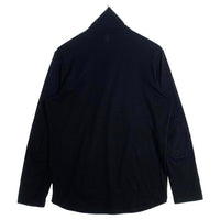 PRADA SPORT プラダスポーツ ハーフジップ プルオーバートップ 長袖 ブラック ポリエステル ラバーパッチ Size L 福生店