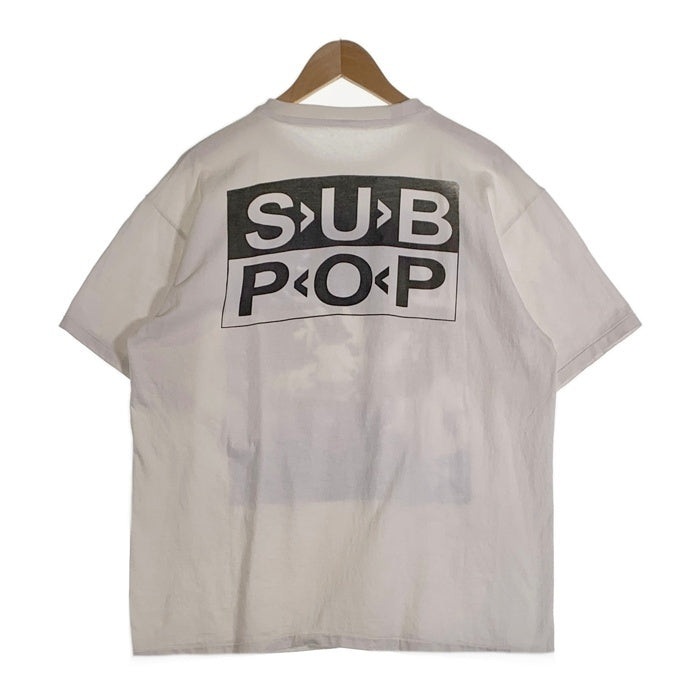90's NIRVANA ニルヴァーナ SUB POP 半袖 プリント Tシャツ ホワイト Size XL相当 福生店