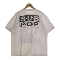 90's NIRVANA ニルヴァーナ SUB POP 半袖 プリント Tシャツ ホワイト Size XL相当 福生店