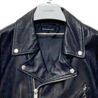JACKROSE ジャックローズ ラムレザー ダブルライダースジャケット ブラック 24AW Size XL 瑞穂店