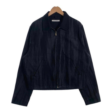 NO MAINTENANCE ノーメンテナンス Black Mechanic Jacket メカニックジャケット ジップアップ ブラック ウォッシュ加工 Size M 福生店