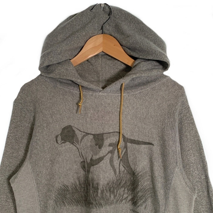 Champion チャンピオン STUSSY ステューシー UNDEFEATED リバースウィーブ プルオーバースウェットパーカー グレー C8-W136 Size L 福生店