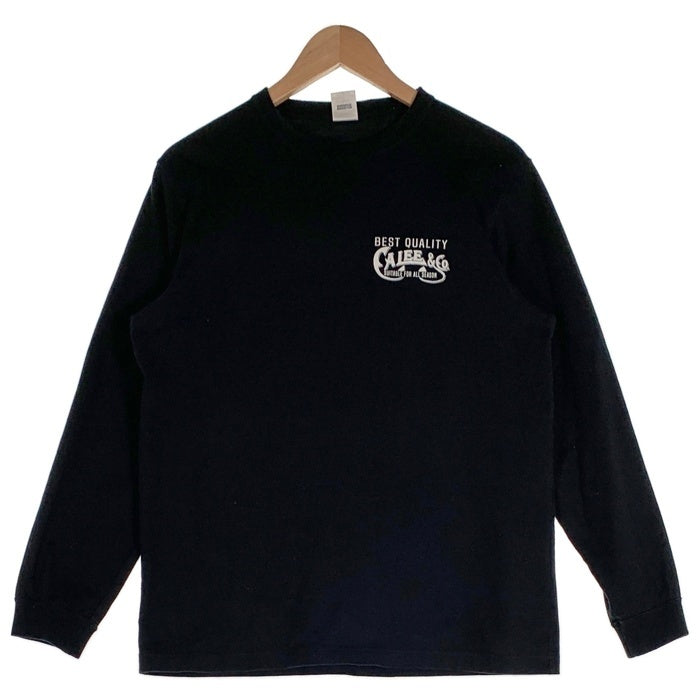 CALEE キャリー コットン ロンT ロングスリーブ 長袖 Tシャツ ブラック Size M 福生店