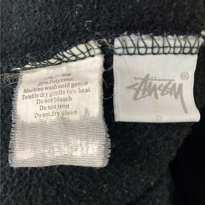 STUSSY ステューシー USA製 ワールドツアー プルオーバーパーカー ブラック sizeM 瑞穂店